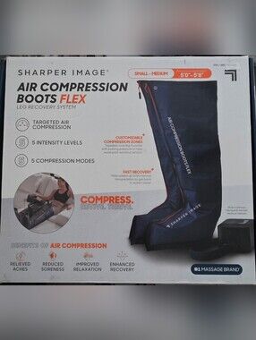 Sharper Image Air Compression Recovery Boots Flex